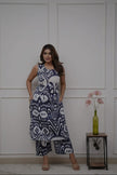 Printed rayon kurti and palazzo summer set